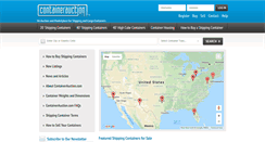 Desktop Screenshot of containerauction.com